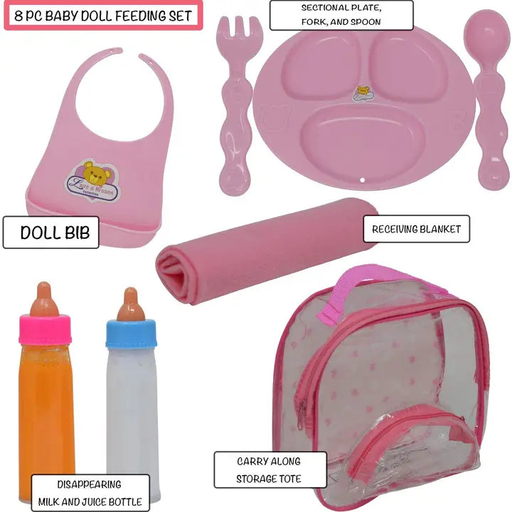Feeding Set Includes 2 Magic Bottles