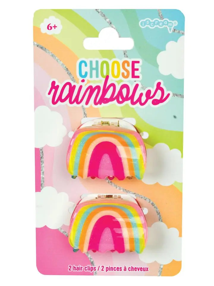 Rainbow Hair Clips