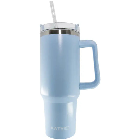 Katydid Light Blue Travel Tumbler 40 oz