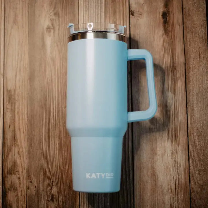 Katydid Light Blue Travel Tumbler 40 oz
