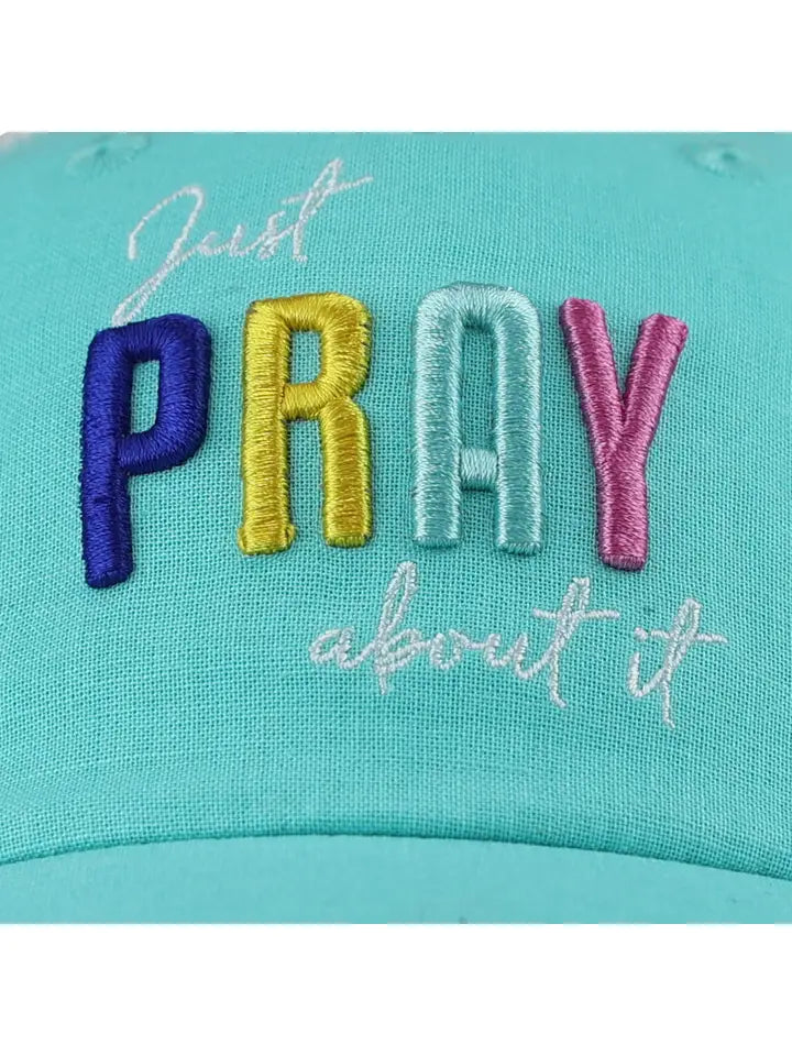 Grace & Truth Womens Cap Just Pray About It