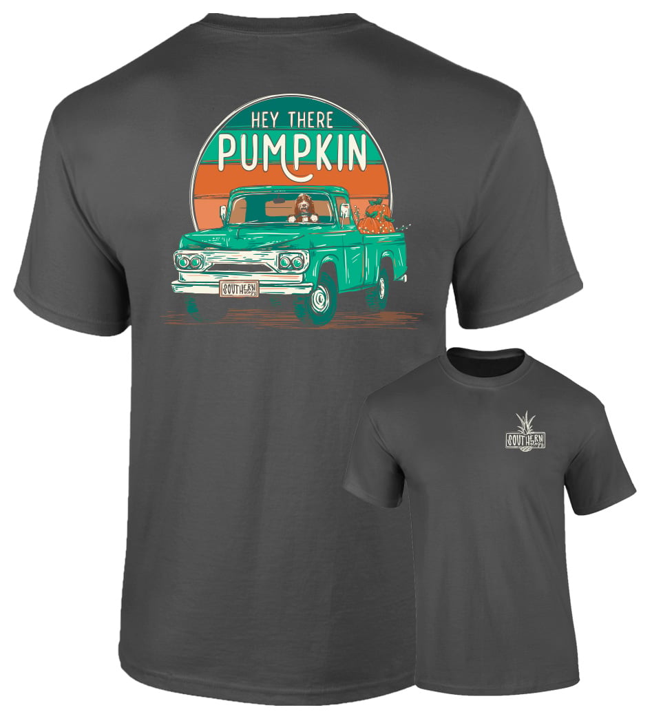 Southernology Hey There Pumpkin Graphite T-Shirt