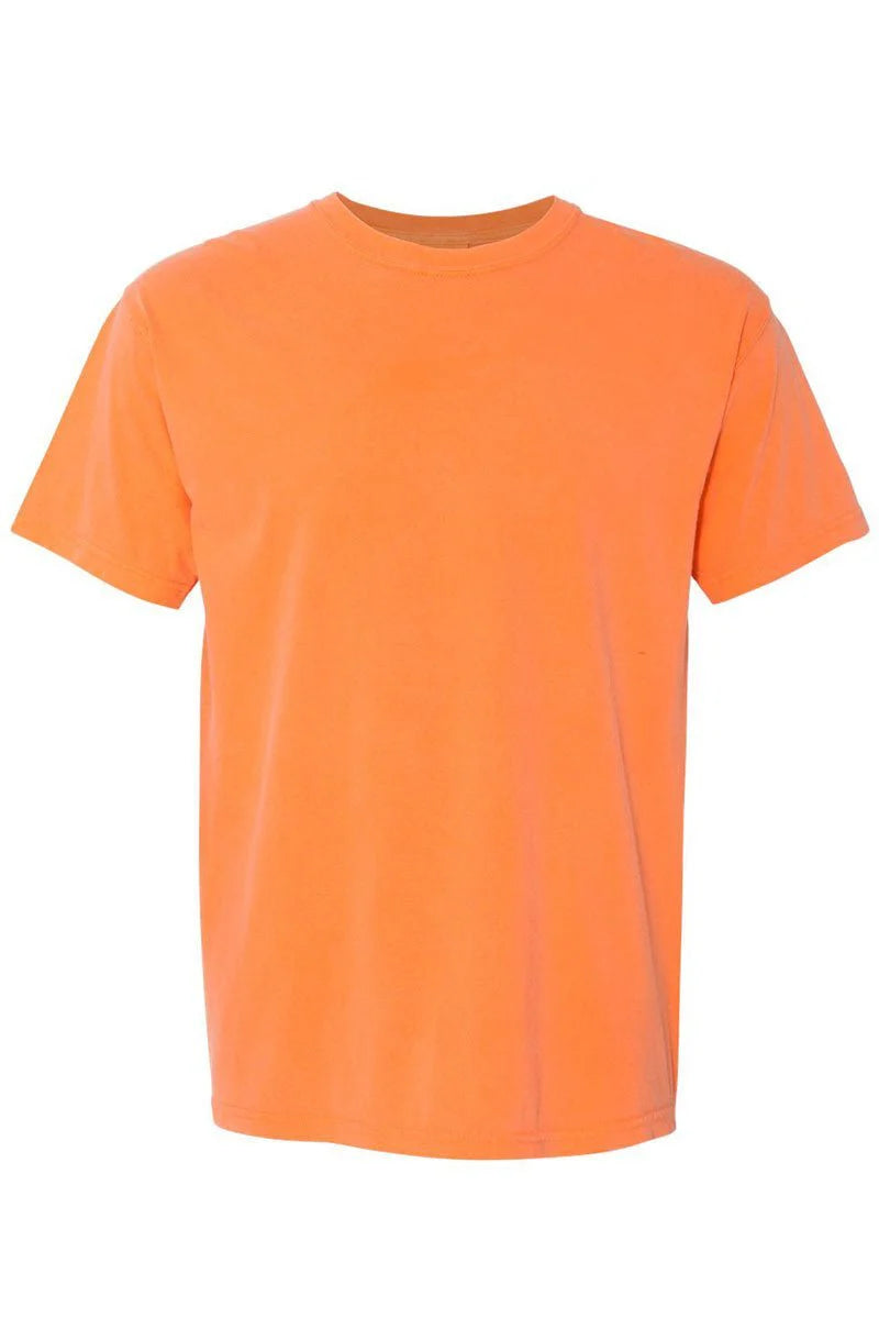 Womens Wavy Checkered Mama Melon Comfort Color Tee