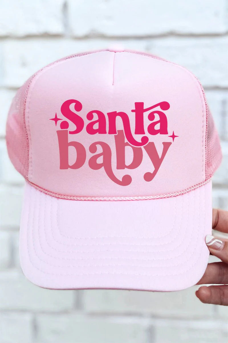 Santa Baby Otto Soft Pink Foam Front Trucker Hat