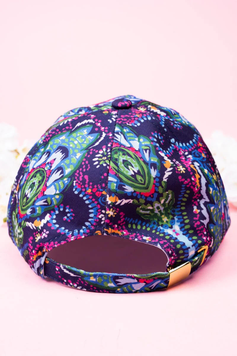Enchanted Escape Navy Multi Cap