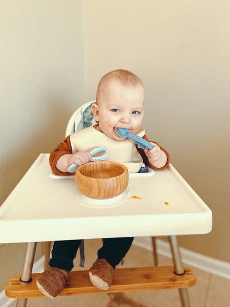 Itzy Ritzy Sweetie Spoons Spoon + Fork Set Blue