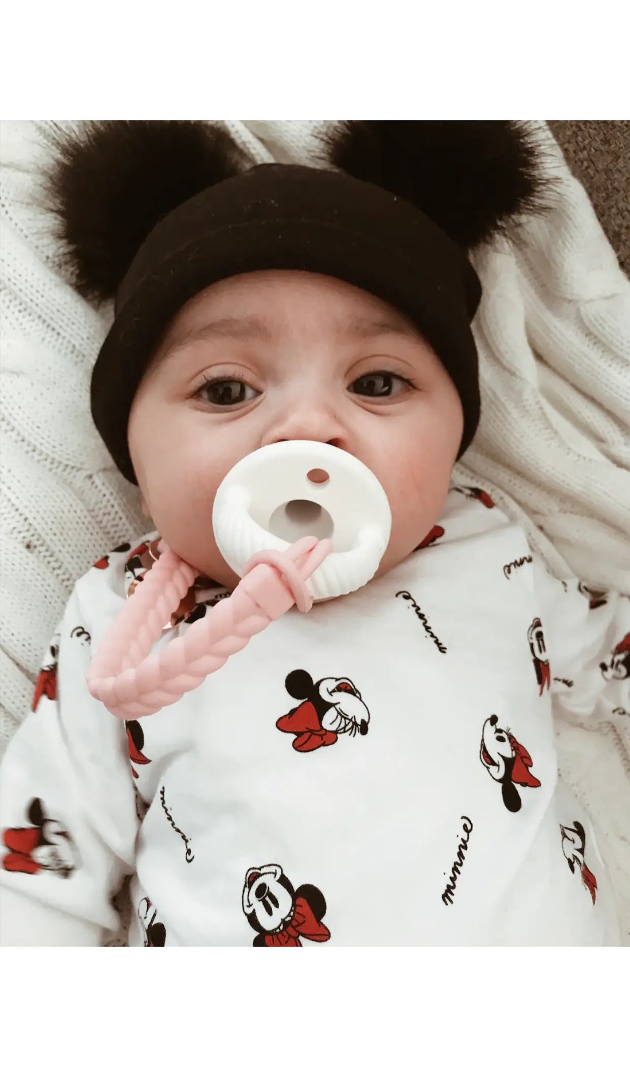 Sweetie Strap Silicone One-Piece Pacifier Clips