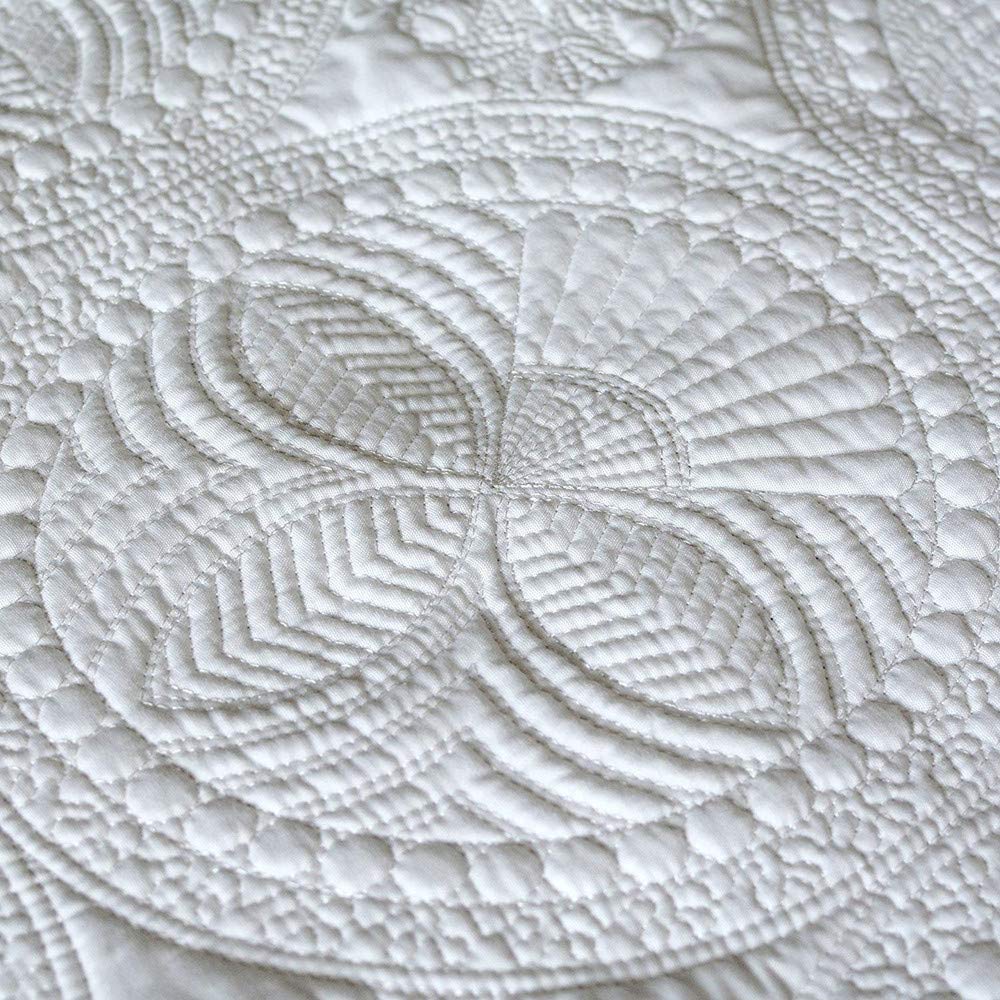Sleepy Owl On The Moon Embroidered Heirloom Blanket Newborn Announcement