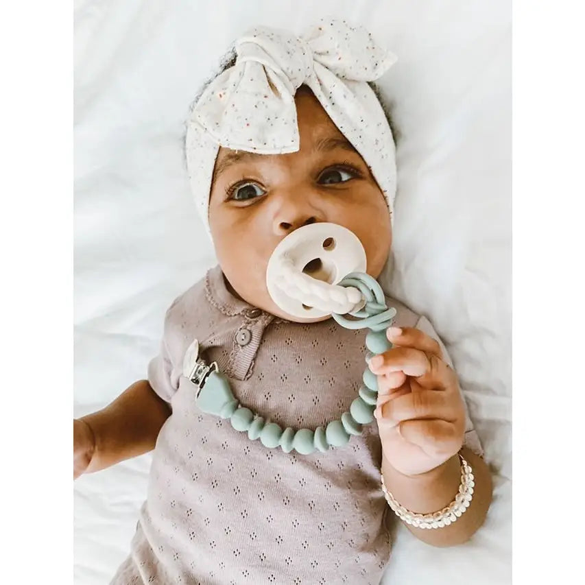 Sweetie Strap Silicone One-Piece Pacifier Clips