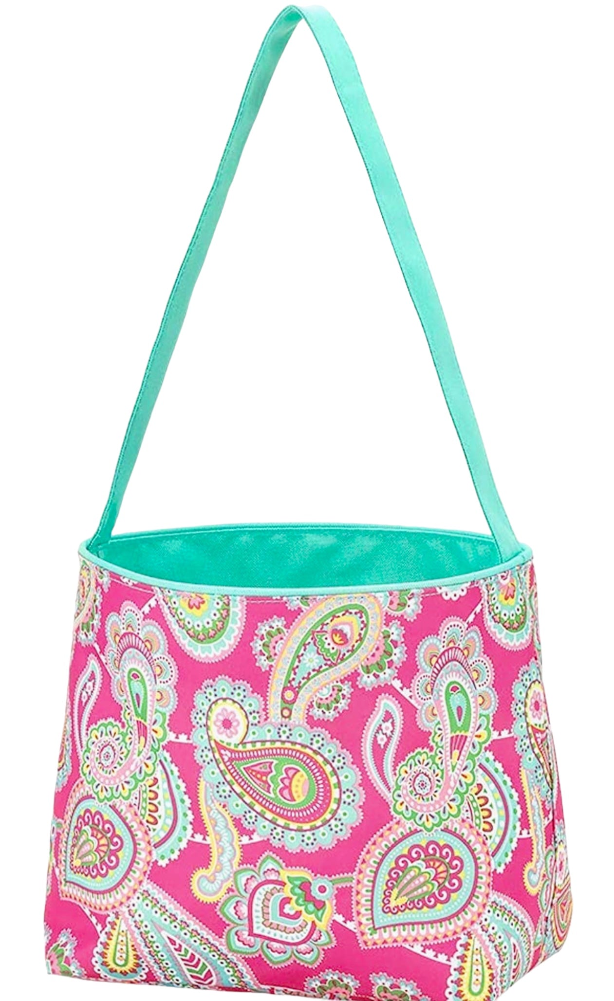 Viv & Lou Lizzie Pink Paisley Easter Basket