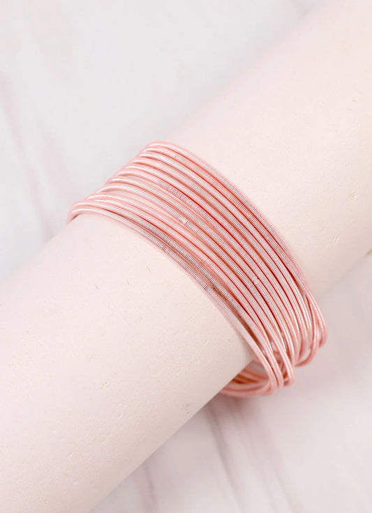 Athene Stretch Bracelet Light Pink