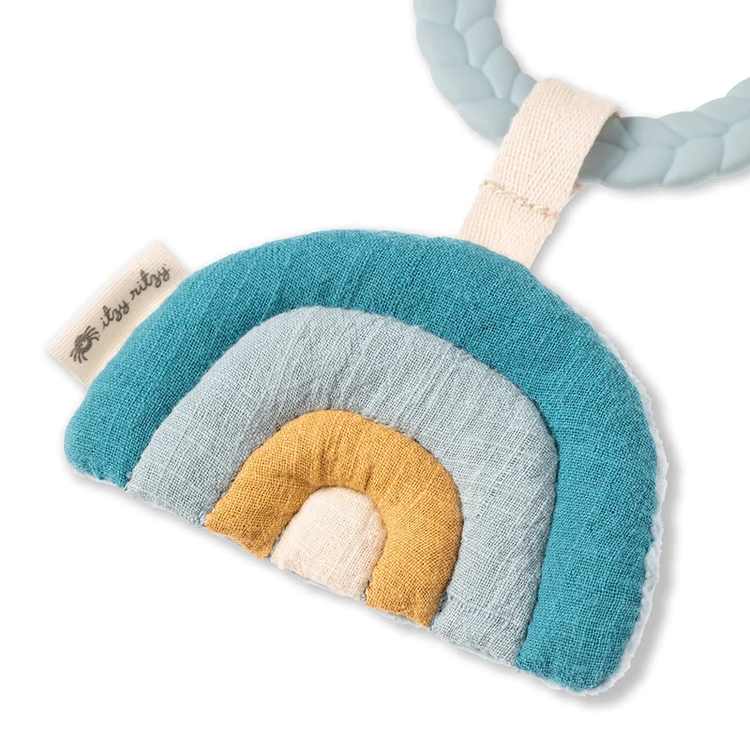 Bitzy Busy Ring Teething Activity Toy Cloud