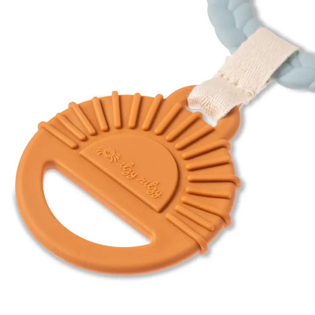 Bitzy Busy Ring Teething Activity Toy Cloud