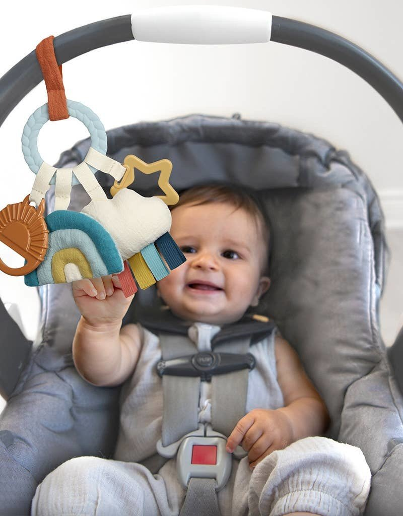 Bitzy Busy Ring Teething Activity Toy Cloud