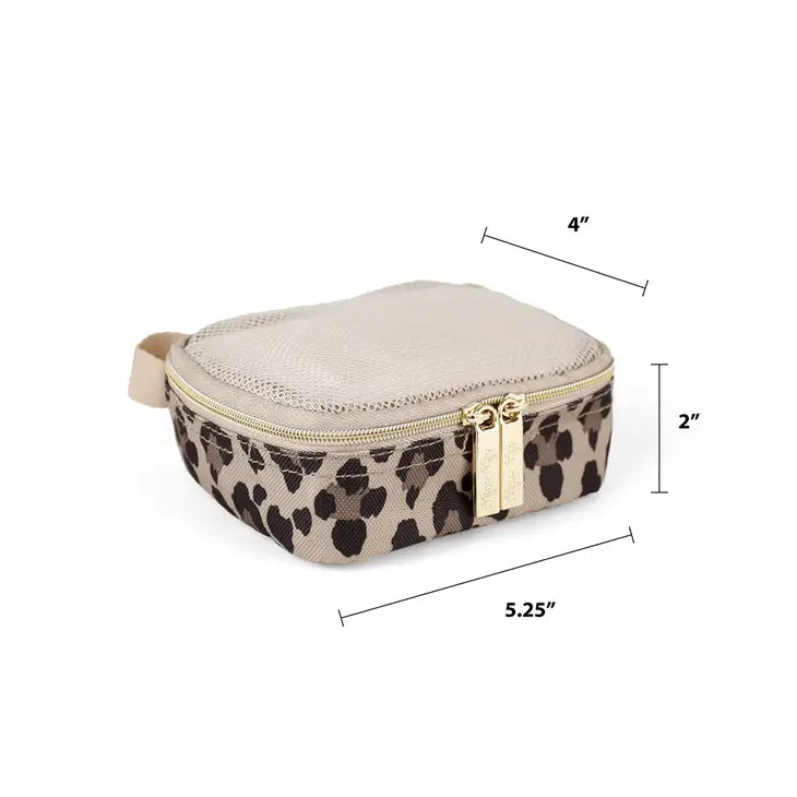 Itzy Ritzy Leopard Pack Like A Boss Diaper Bag Packing Cubes