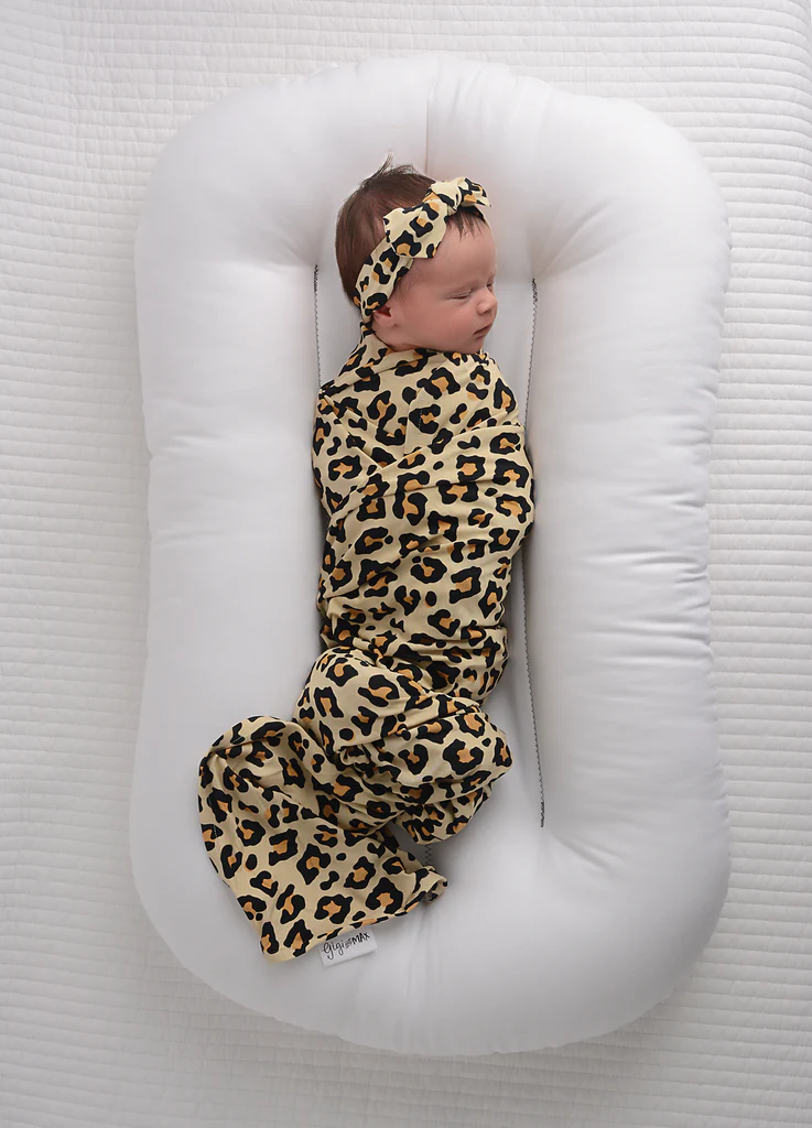 Gia Leopard Swaddle