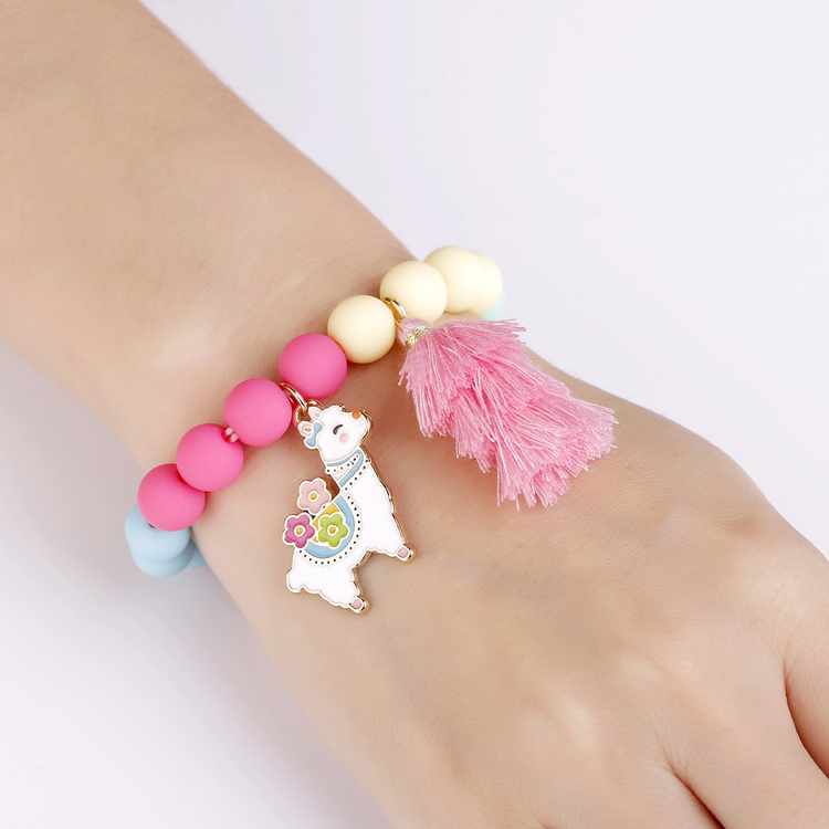 Charming Whimsy Bracelet Glama Llama
