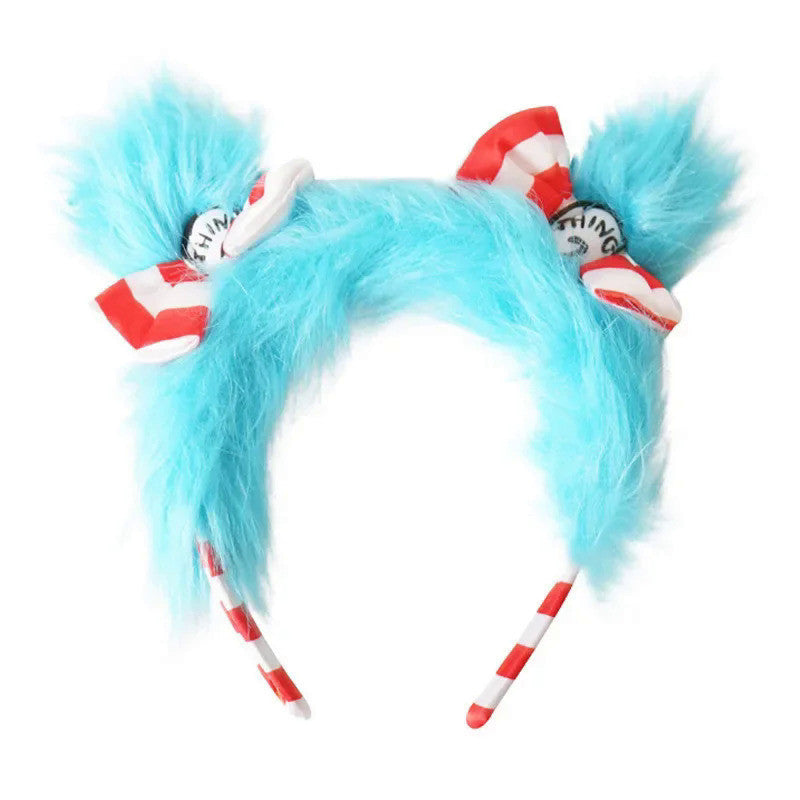 Thing 1 and Thing 2 Double Bow Headband