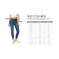 Women Kancan High Rise Slim Straight White Wash Denim