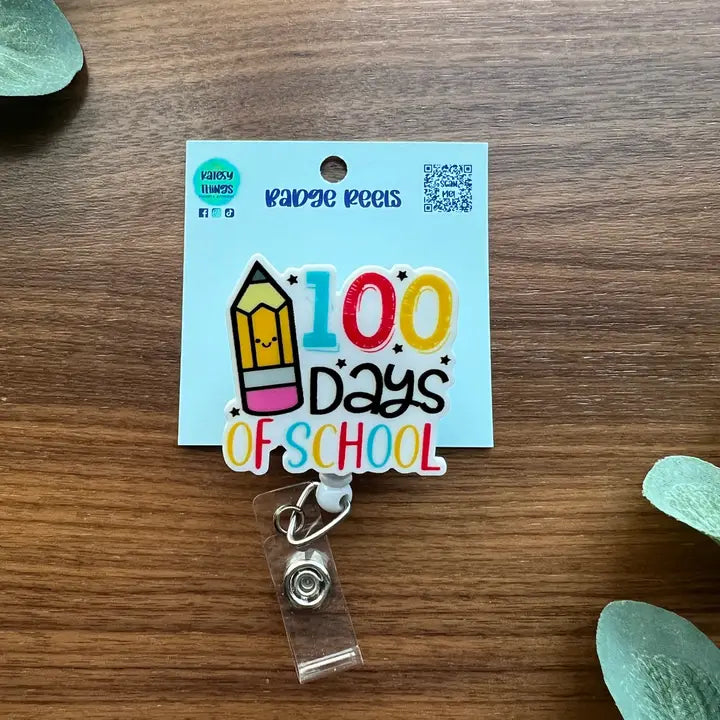 100 Days of School Badge Reel