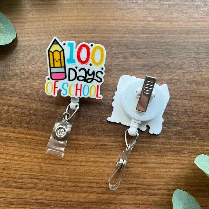 100 Days of School Badge Reel