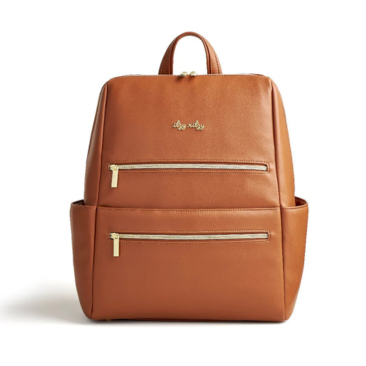 Itzy Ritzy Eras Backpack™ Midi Diaper Bag - Cognac