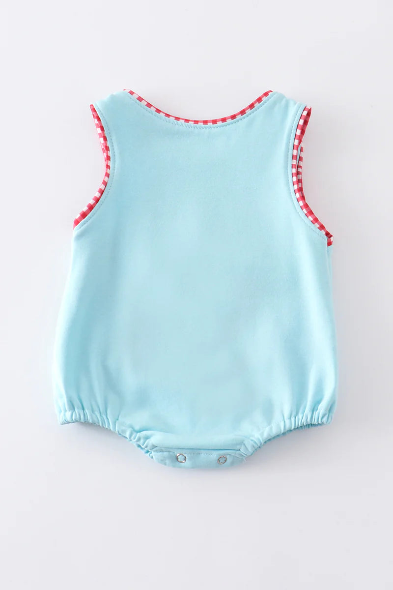 Boys Blue French Knot Mickey Bubble