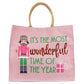 Most Wonderful Time Carryall Tote Light Pink/Multi