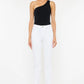 Women Kancan High Rise Slim Straight White Wash Denim