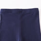 Girls Navy Ruffle Double Layered Pants