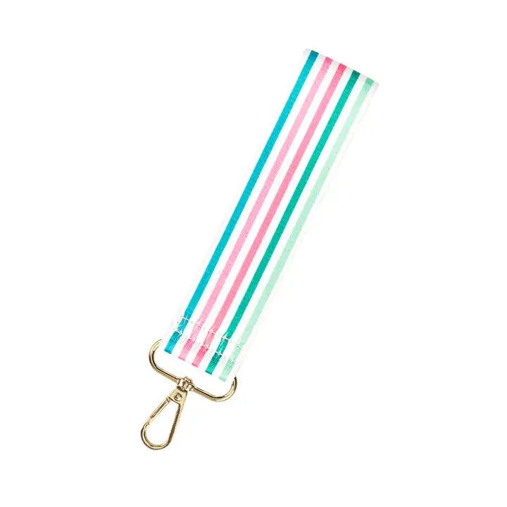 Viv & Lou Tulum Stripe Wristlet Strap