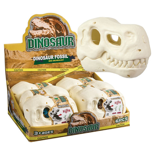 20-Piece Dinosaur Skull Playset