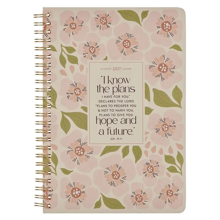 2027 Weekly Planner I Know the Plans Jer. 29:11