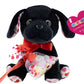 Valentine’s Galerie Dog Plush & Conversation Hearts