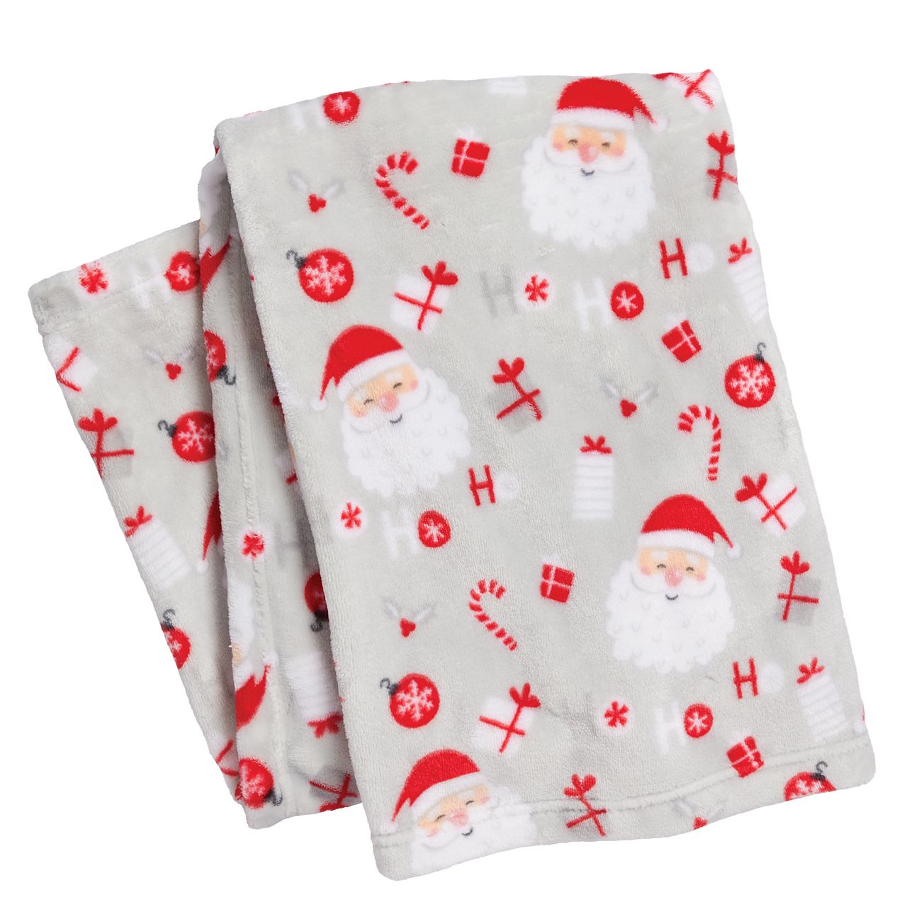 2-Piece Blanket and Plush Doll - Santa Claus