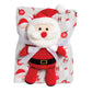 2-Piece Blanket and Plush Doll - Santa Claus