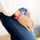 Viv & Lou Hot Pink Chain Bracelet