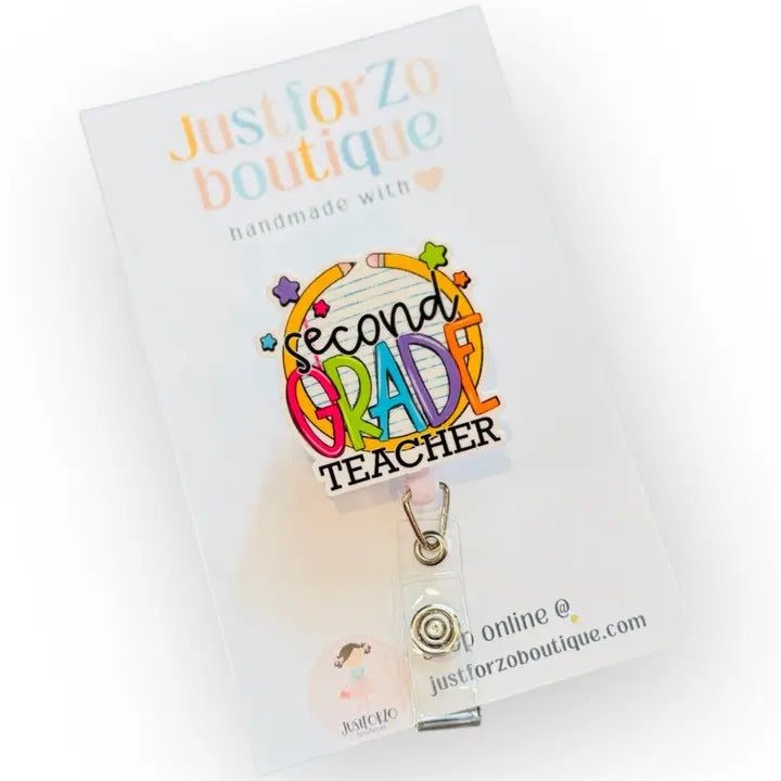 2nd Grade Teacher Badge Reel