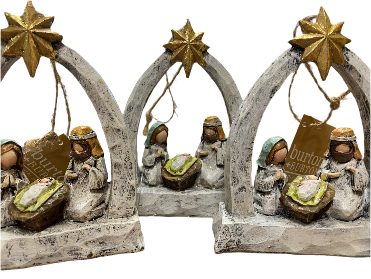 Ornament Nativity A King is Born Resin