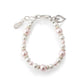 Children's Sterling Silver Pink & White Pearl Baby Bracelet - Remi