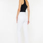 Women Kancan High Rise Slim Straight White Wash Denim