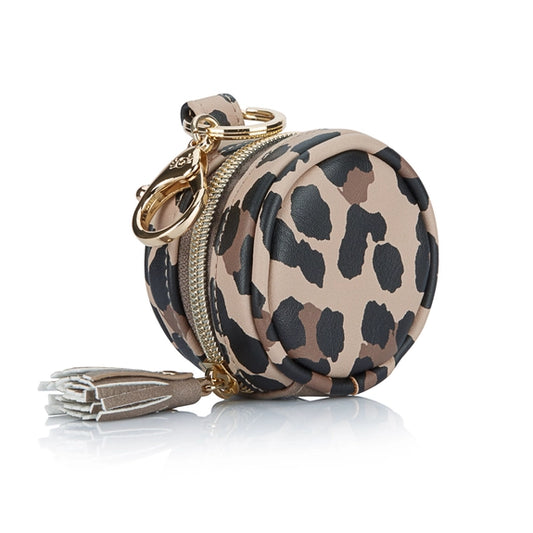 Leopard Diaper Bag Charm Pod Keychain
