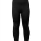 Girls Solid Leggings Black