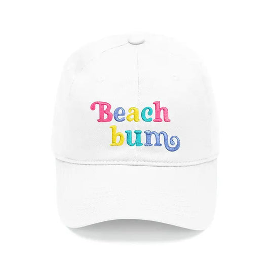 Viv & Lou Beach Bum White Cap