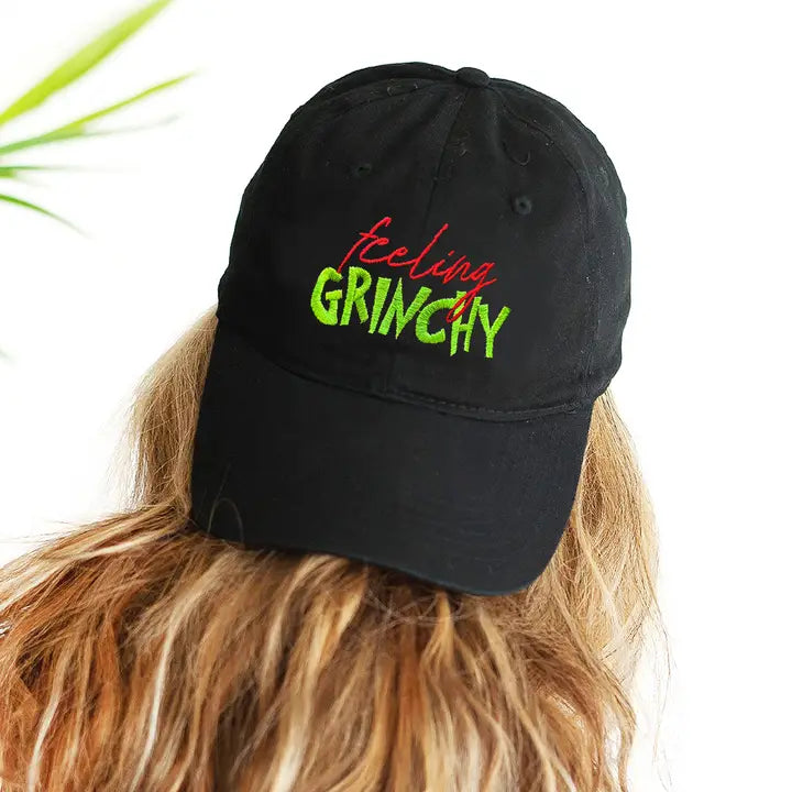 Viv & Lou Feeling Grinchy Black Cap