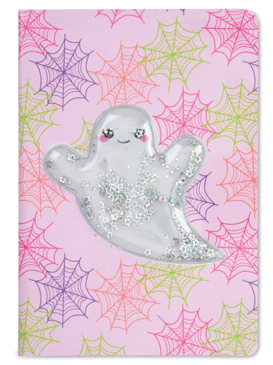 Glitter Ghost Shakey Journal
