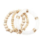 Viv & Lou White Madison Bracelet Stack