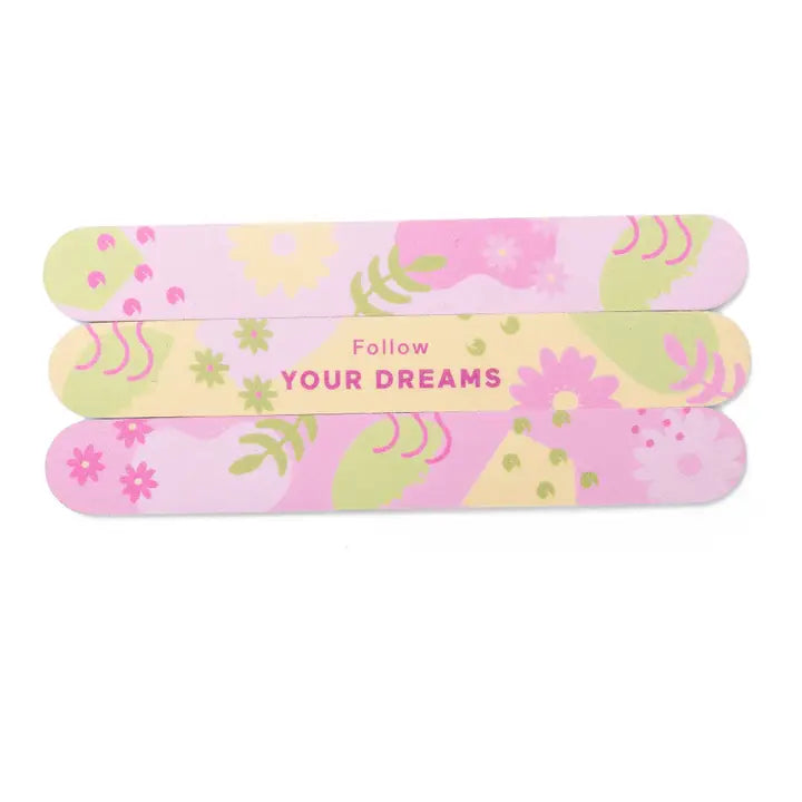 Emery Board Set: Luxe Pink