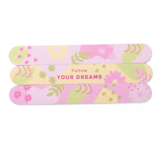 Emery Board Set: Luxe Pink
