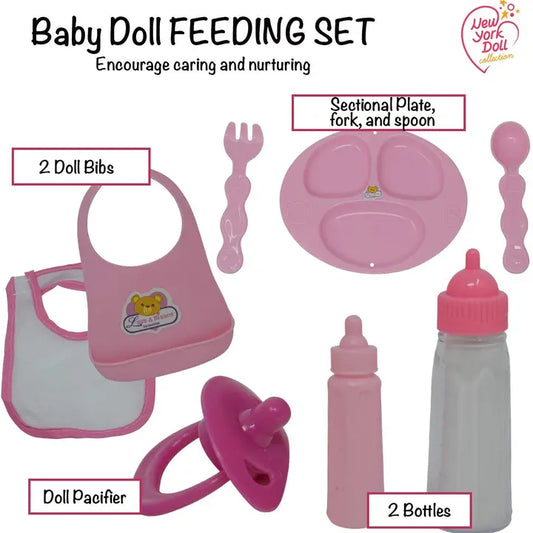 Feeding Set Includes Set of Diapers and 2 Magic Bottles